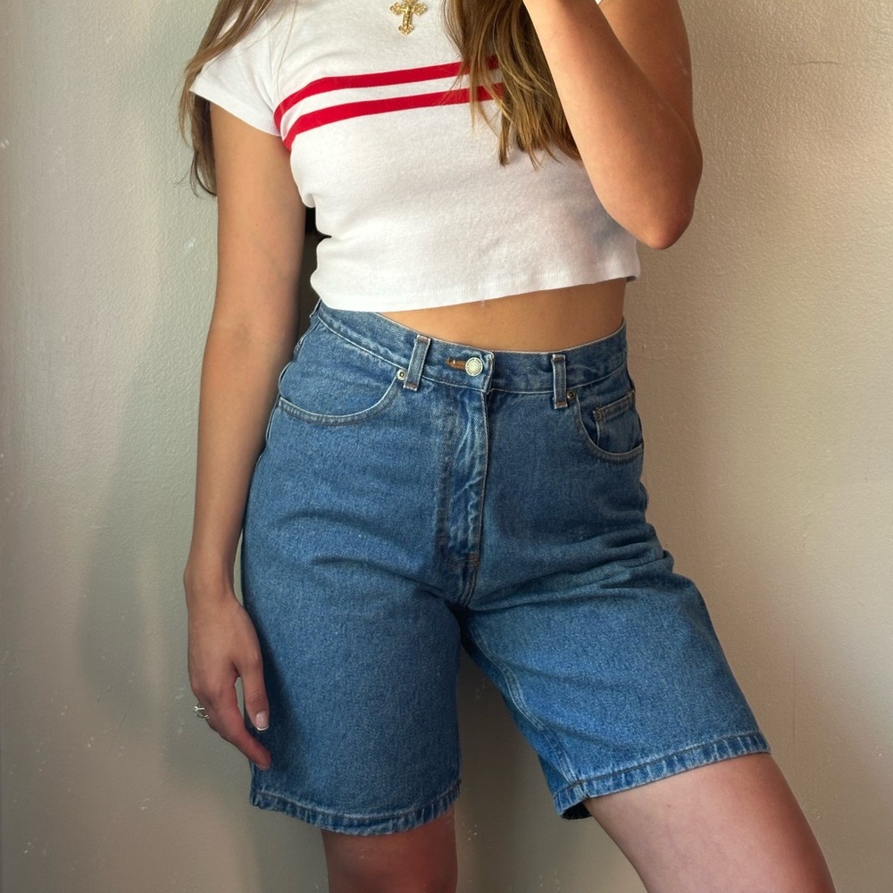 Denim shorts
